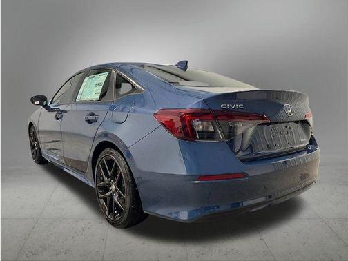 Blue 2026 Honda Civic Hybrid Sport