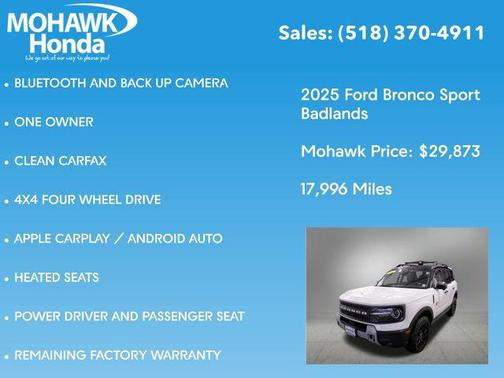 2025 Ford Bronco Sport Badlands