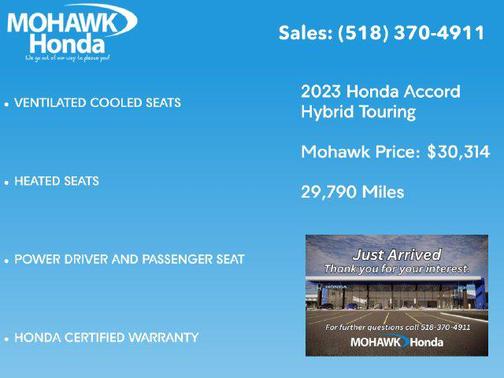Radiant Red Metallic 2023 Honda Accord Hybrid Touring