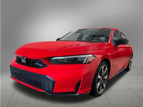 Red 2026 Honda Civic Hybrid Sport Touring