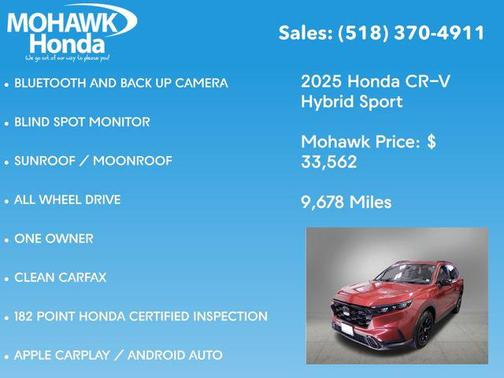 2025 Honda CR-V Hybrid Sport AWD