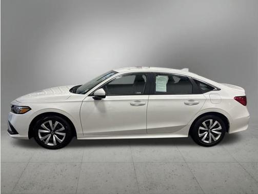 Platinum White Pearl 2024 Honda Civic LX