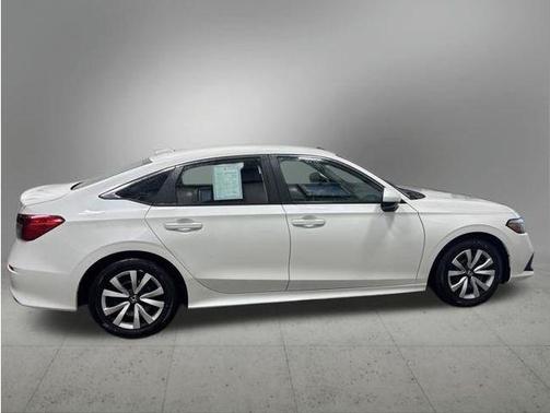 Platinum White Pearl 2024 Honda Civic LX