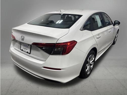 Platinum White Pearl 2024 Honda Civic LX