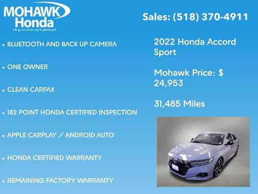 2022 Honda Accord Sport 1.5T