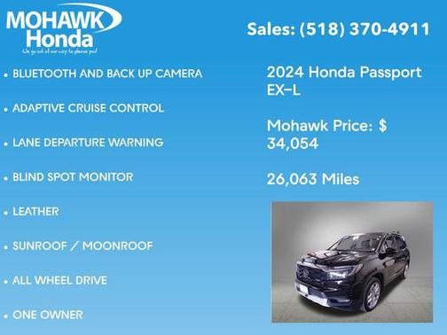 2024 Honda Passport AWD EX-L