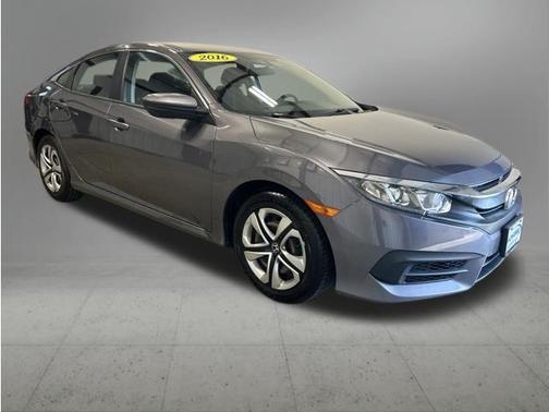 Modern Steel Metallic 2016 Honda Civic LX