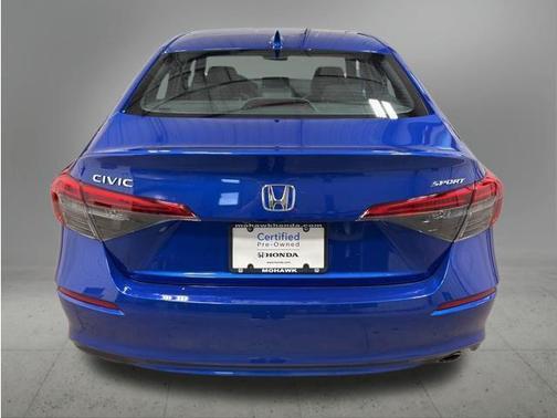 Aegean Blue Metallic 2023 Honda Civic Sport