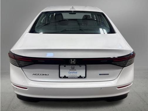 Platinum White Pearl 2024 Honda Accord Hybrid EX-L