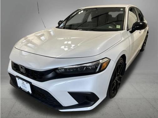 Platinum White Pearl 2023 Honda Civic Sport