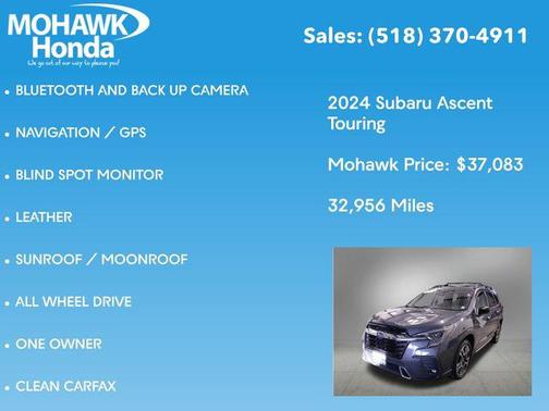 2024 Subaru Ascent Touring 7-Passenger