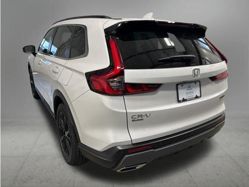 Platinum White Pearl 2025 Honda CR-V Hybrid Sport Touring AWD