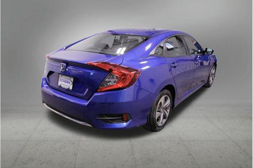 Aegean Blue Metallic 2020 Honda Civic LX