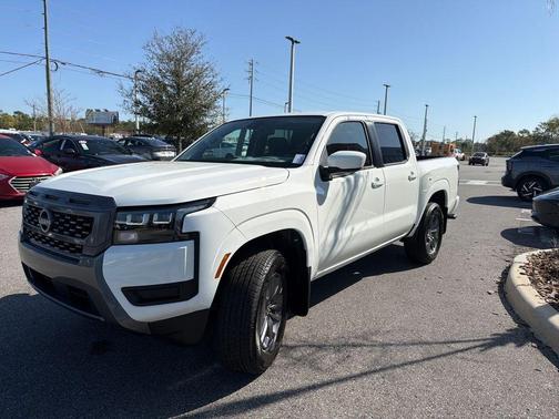 Glacier White 2026 Nissan Frontier SV