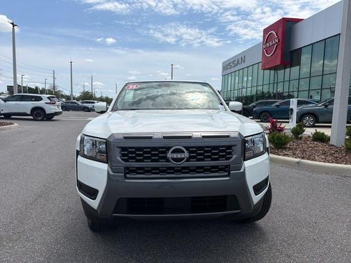 Glacier White 2025 Nissan Frontier SV
