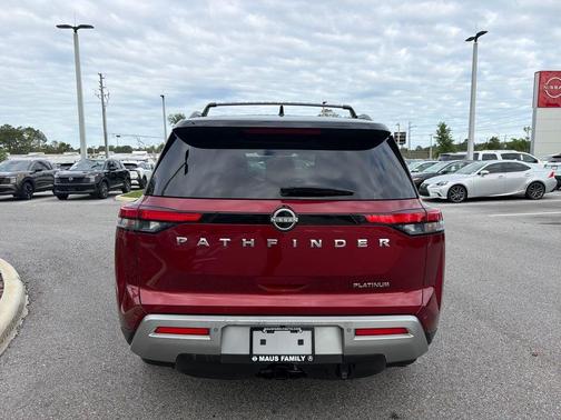 Red 2 Tone 2022 Nissan Pathfinder Platinum
