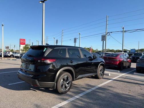 Black 2025 Nissan Rogue SV
