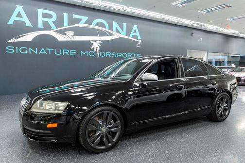 Black 2007 Audi S6 5.2 quattro