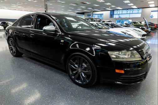Black 2007 Audi S6 5.2 quattro