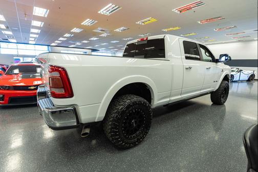 Bright White Clearcoat 2020 RAM 3500 Laramie Mega Cab 4x4 6'4' Box