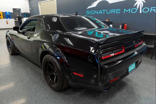 Pitch Black Clearcoat 2018 Dodge Challenger SRT Demon