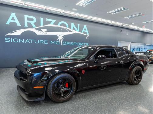 Pitch Black Clearcoat 2018 Dodge Challenger SRT Demon