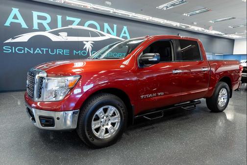 Cayenne Red 2018 Nissan Titan SV