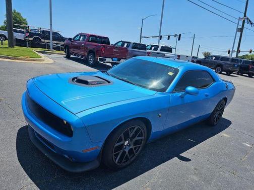 Blue 2016 Dodge Challenger 392 Hemi Scat Pack Shaker