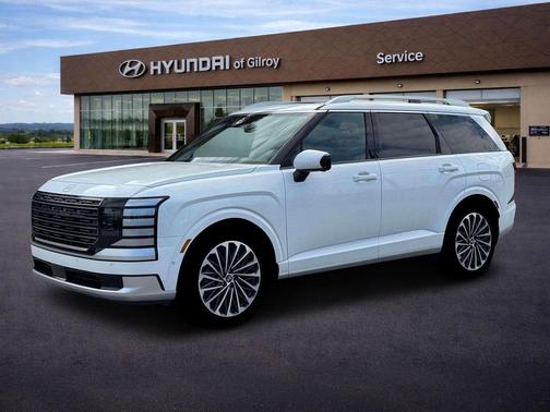 Creamy White Pearl 2026 Hyundai Palisade Hybrid Calligraphy