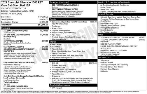 2021 Chevrolet Silverado 1500 RST