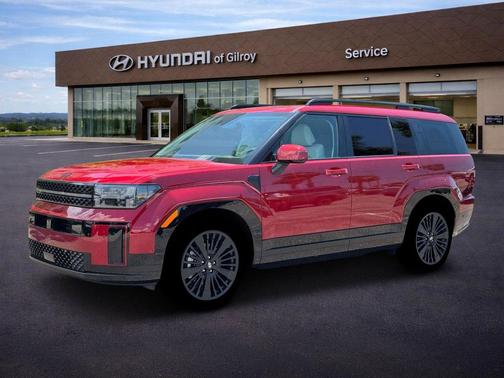 Ultimate Red 2026 Hyundai SANTA FE HEV Calligraphy