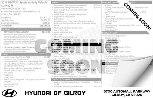 2018 BMW X2 xDrive28i