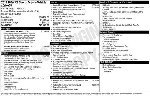 2018 BMW X2 xDrive28i