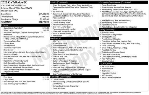 2023 Kia Telluride EX
