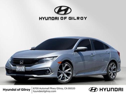Modern Steel Metallic 2019 Honda Civic Touring