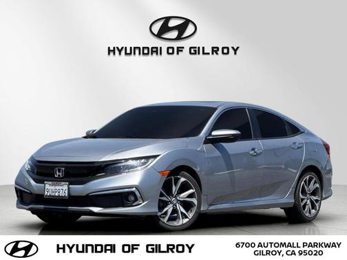 Modern Steel Metallic 2019 Honda Civic Touring