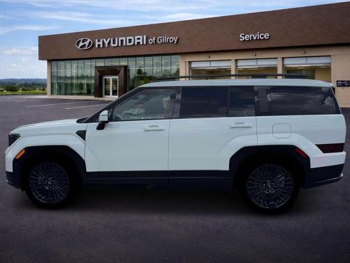 Serenity White 2026 Hyundai SANTA FE HEV Calligraphy