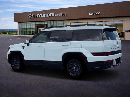 Serenity White 2026 Hyundai SANTA FE HEV Calligraphy
