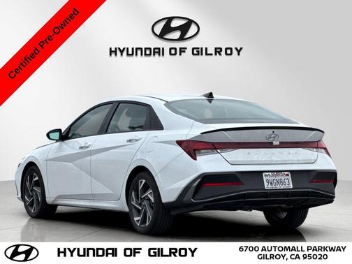 Serenity White 2025 Hyundai ELANTRA Sport