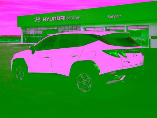Creamy White Pearl 2026 Hyundai TUCSON Hybrid Blue SE