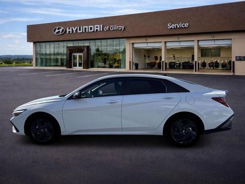 Serenity White 2026 Hyundai ELANTRA HEV SEL Sport