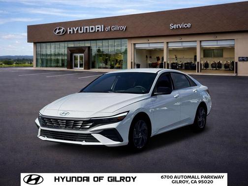 Serenity White 2026 Hyundai ELANTRA HEV SEL Sport