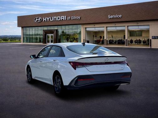 Serenity White 2026 Hyundai ELANTRA HEV SEL Sport