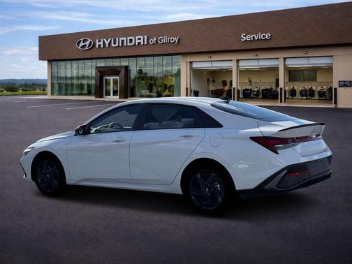 Serenity White 2026 Hyundai ELANTRA HEV SEL Sport