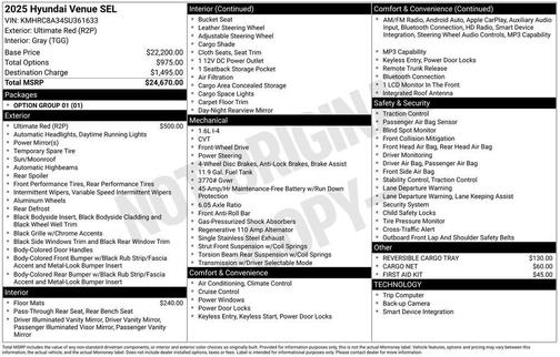 2025 Hyundai VENUE SEL