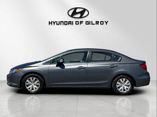 Gray 2012 Honda Civic LX