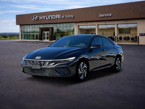 Abyss Black 2025 Hyundai ELANTRA HEV SEL Sport