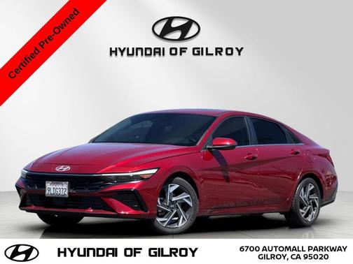 Ultimate Red Metallic 2024 Hyundai ELANTRA HEV Limited
