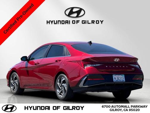 Ultimate Red Metallic 2024 Hyundai ELANTRA HEV Limited