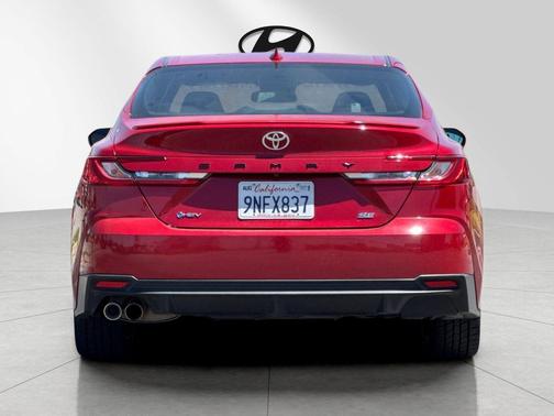 Supersonic Red 2025 Toyota Camry SE